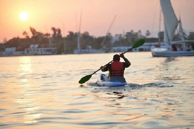 Kayaking on the Nile from Luxor to the islands of Aswan